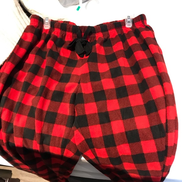 Ladies Buffalo Plaid Lounge Pants- Large - Picture 3 of 5